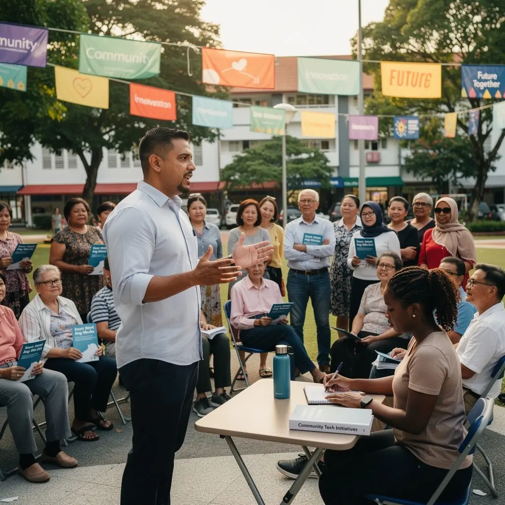 Modern office workspace